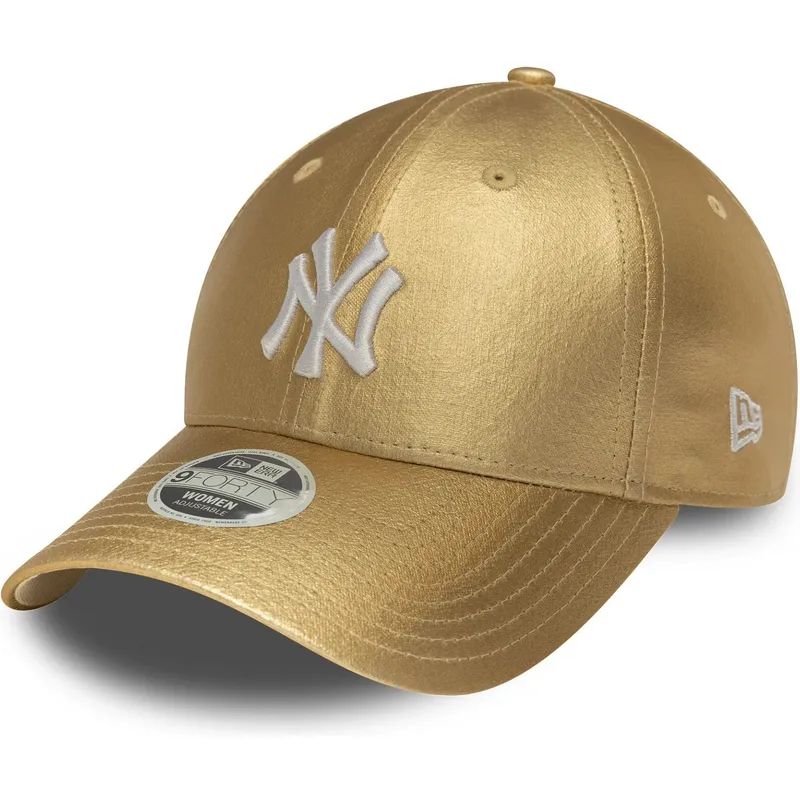 kapa-zaobljena-zlatna-podesiv-dorada-9forty-metallic-new-york-yankees-mlb-new-era