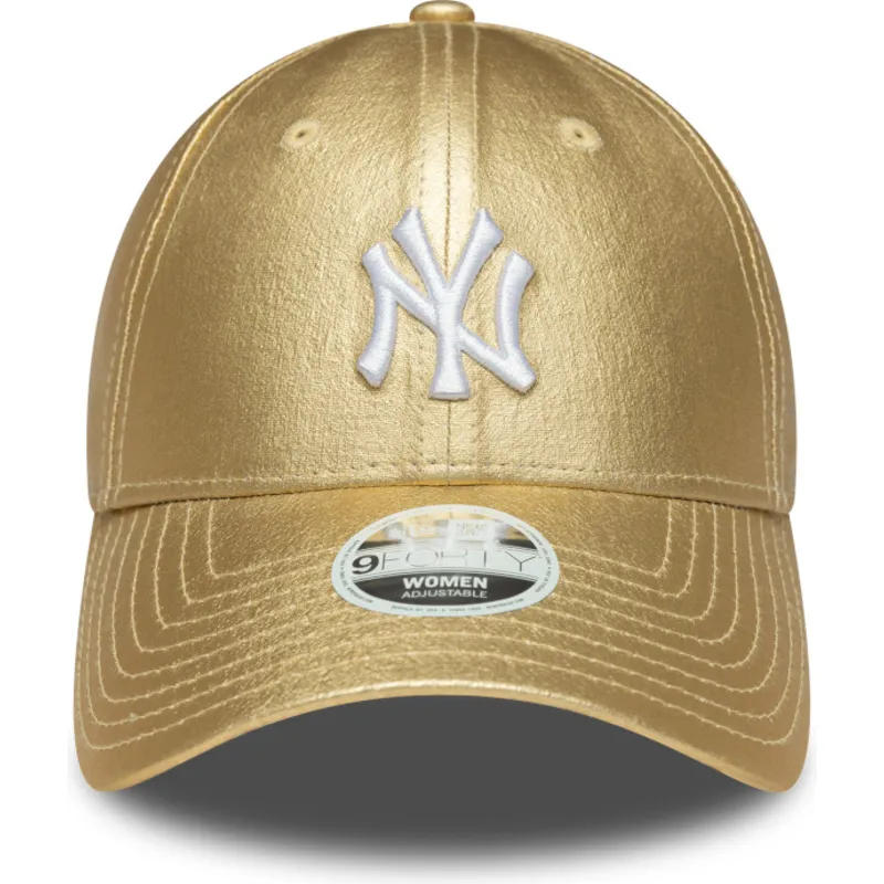 kapa-zaobljena-zlatna-podesiv-dorada-9forty-metallic-new-york-yankees-mlb-new-era