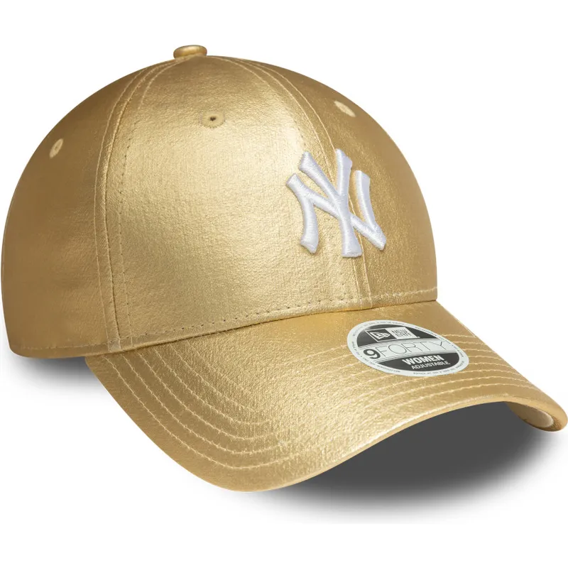 kapa-zaobljena-zlatna-podesiv-dorada-9forty-metallic-new-york-yankees-mlb-new-era