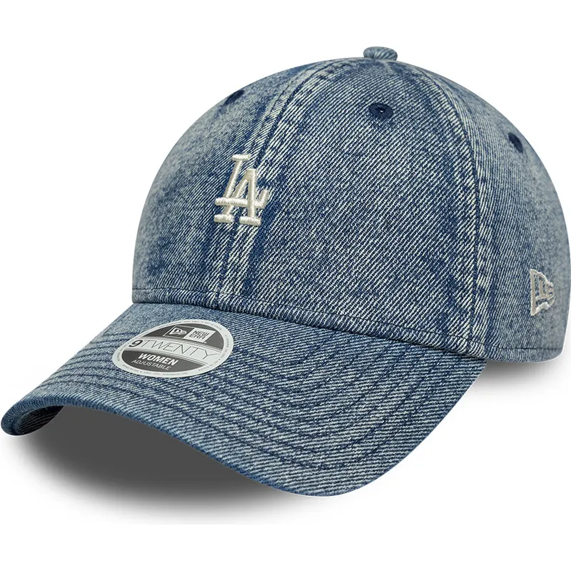 kapa-zaobljena-plava-podesiv-9twenty-denim-los-angeles-dodgers-mlb-new-era