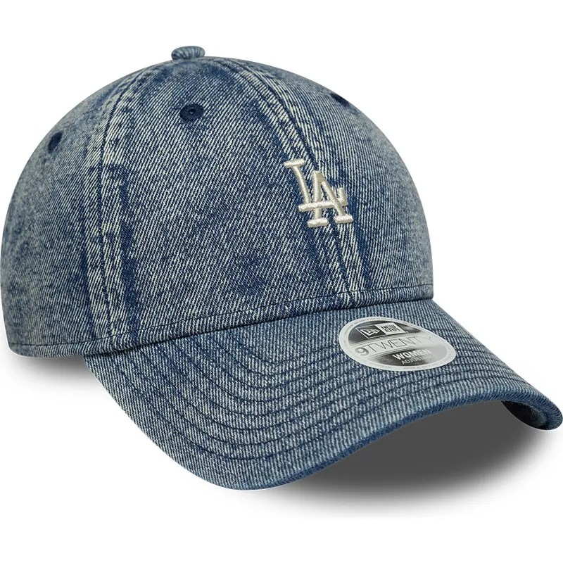 kapa-zaobljena-plava-podesiv-9twenty-denim-los-angeles-dodgers-mlb-new-era