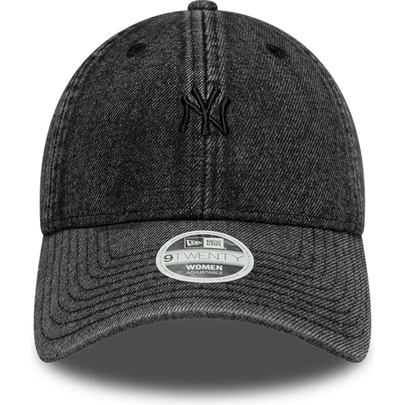 kapa-zaobljena-crna-podesiv-9twenty-denim-new-york-yankees-mlb-new-era