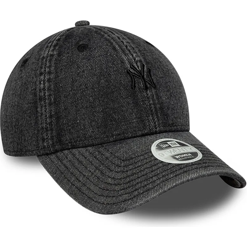 kapa-zaobljena-crna-podesiv-9twenty-denim-new-york-yankees-mlb-new-era