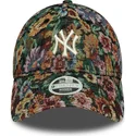 new-era-curved-brim-women-9twenty-floral-new-york-yankees-mlb-multicolor-adjustable-cap