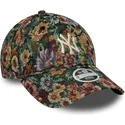 new-era-curved-brim-women-9twenty-floral-new-york-yankees-mlb-multicolor-adjustable-cap