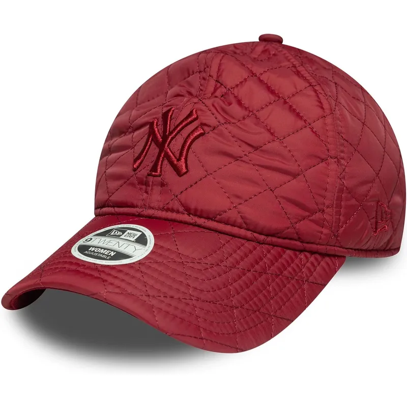 kapa-zaobljena-crvena-podesiv-9twenty-padded-new-york-yankees-mlb-new-era
