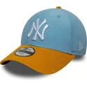 new-era-curved-brim-youth-9forty-cord-new-york-yankees-mlb-blue-and-brown-adjustable-cap