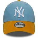 new-era-curved-brim-youth-9forty-cord-new-york-yankees-mlb-blue-and-brown-adjustable-cap