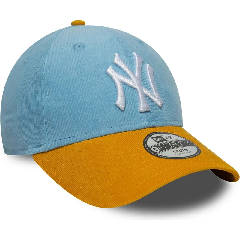cap-zaobljena-multicolor-adjustable-strap-za-djecu-9forty-cord-new-york-yankees-mlb-new-era