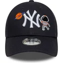 kapa-zaobljena-mornarsko-plava-podesiv-za-djecu-9forty-space-icon-new-york-yankees-mlb-new-era