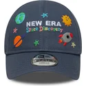 new-era-curved-brim-youth-9forty-space-icon-blue-adjustable-cap