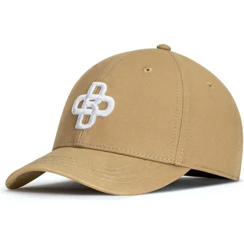 Cap zaobljena beige adjustable strap Oblack