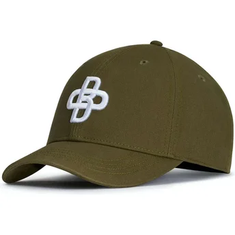 Cap zaobljena green adjustable strap Oblack
