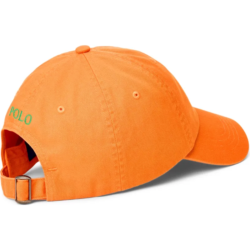 cap-zaobljena-orange-adjustable-strap-polo-ralph-lauren