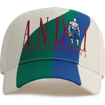 Cap zaobljena beige snapback AND1