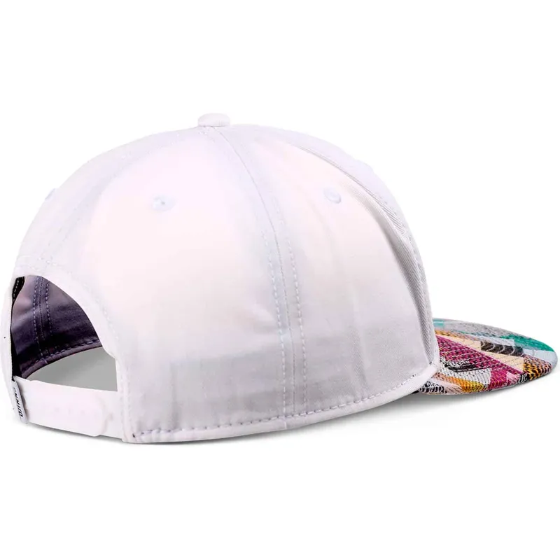 kapa-ravna-bijela-snapback-rubber-aztek-djinns