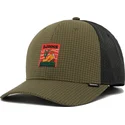 djinns-curved-brim-truefit-resting-man-green-and-black-adjustable-cap