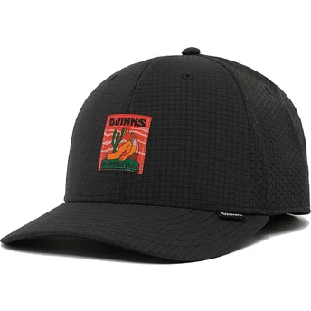 Cap zaobljena black adjustable strap Djinns