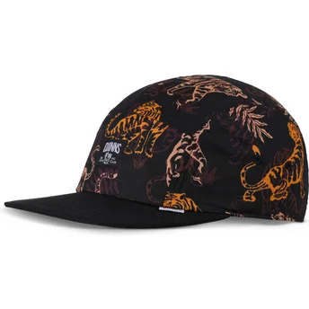 Kapa ravna crna podesiv Aloha Tiger Djinns