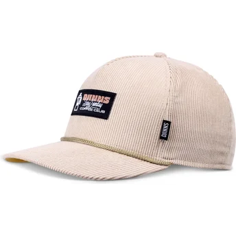 Kapa zaobljena bež snapback HFT Sunday Coffee Cord Djinns