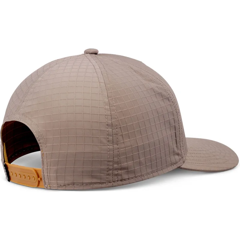 kapa-zaobljena-smeda-snapback-hft-sunday-coffee-ripstop-djinns