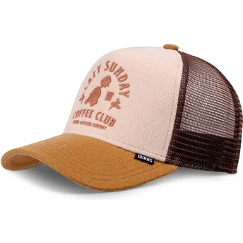 Kapa zaobljena smeđa snapback Lazy Barista Djinns