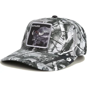 Goorin Bros. Curved Brim Buffalo Ruthless Camo Desaturated Camo The Farm Camouflage Snapback Cap