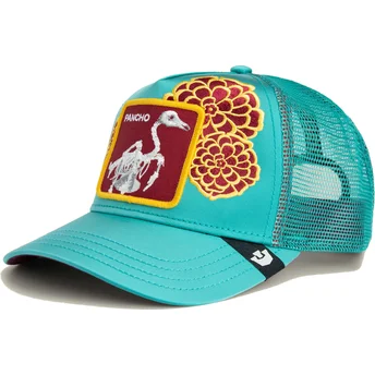 Cap zaobljena blue snapback flamenco Dia de Pancho Dia Los Muertos The Farm The Farm de Goorin Bros.