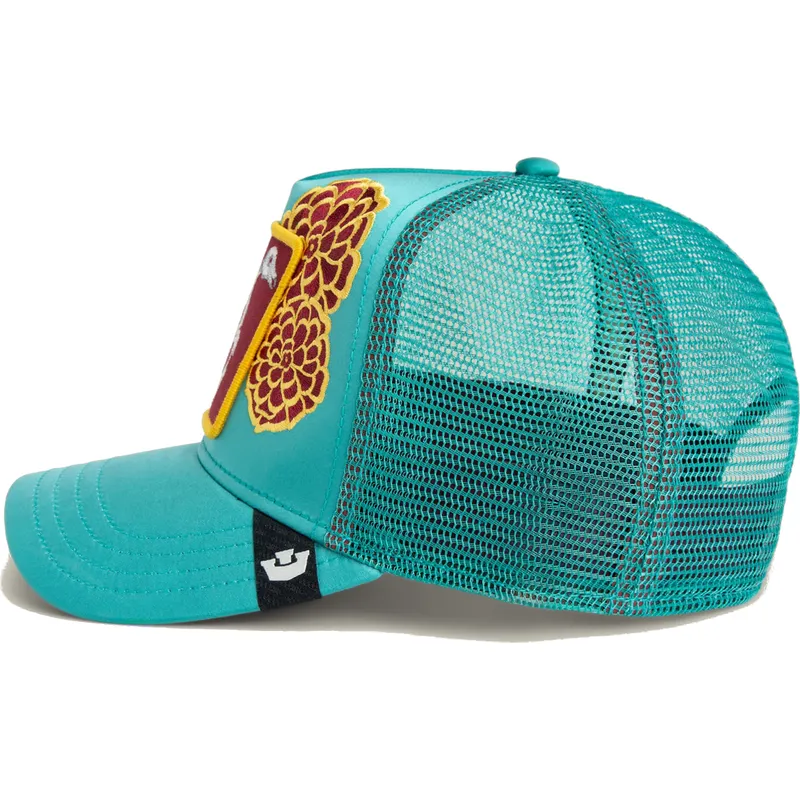 cap-zaobljena-blue-snapback-flamenco-dia-de-pancho-dia-los-muertos-the-farm-the-farm-de-goorin-bros cap-zaobljena-blue-snapback-flamenco-dia-de-pancho-dia-los-muertos-the-farm-the-farm-de-goorin-bros