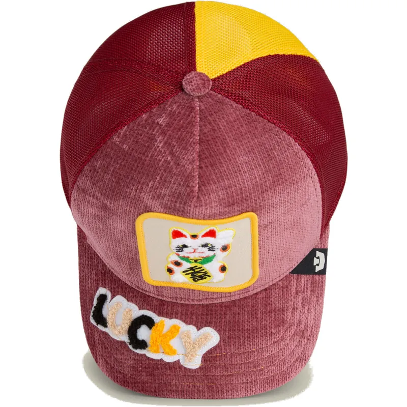 cap-zaobljena-red-snapback-the-farm-de-goorin-bros