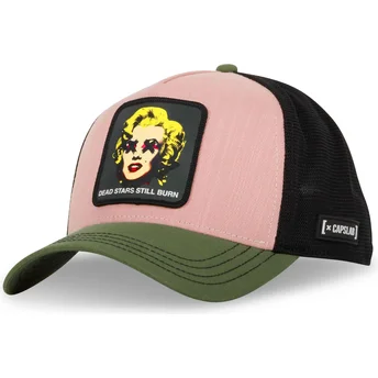 Capslab Marilyn Monroe Dead Stars Still Burn ART DEAD Famous Multicolor Trucker Hat