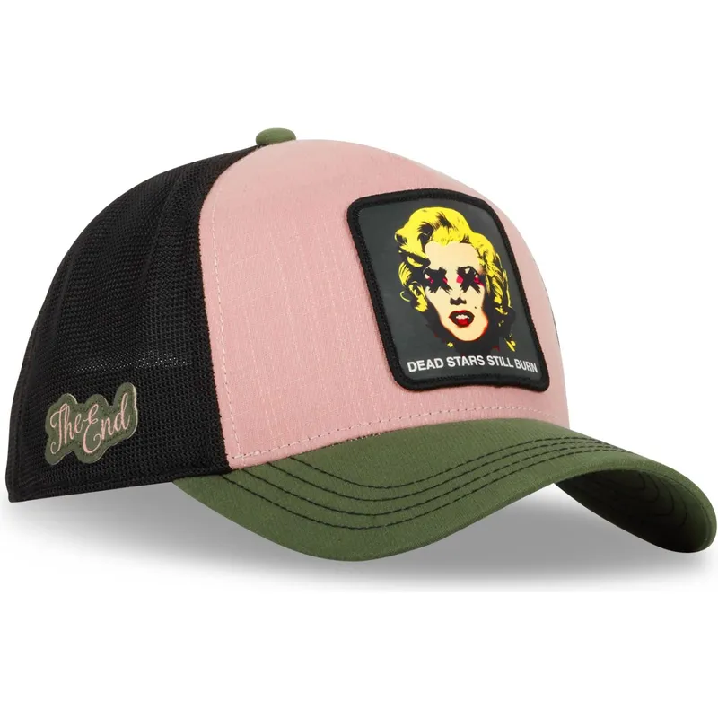 kape-zaobljena-visebojno-snapback-marilyn-monroe-dead-stars-still-burn-art-dead-famous-marilyn-monroe-famous-capslab