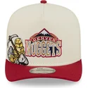 cap-zaobljena-red-snapback-9fifty-a-frame-precurved-hardwood-classics-denver-nuggets-nba-new-era