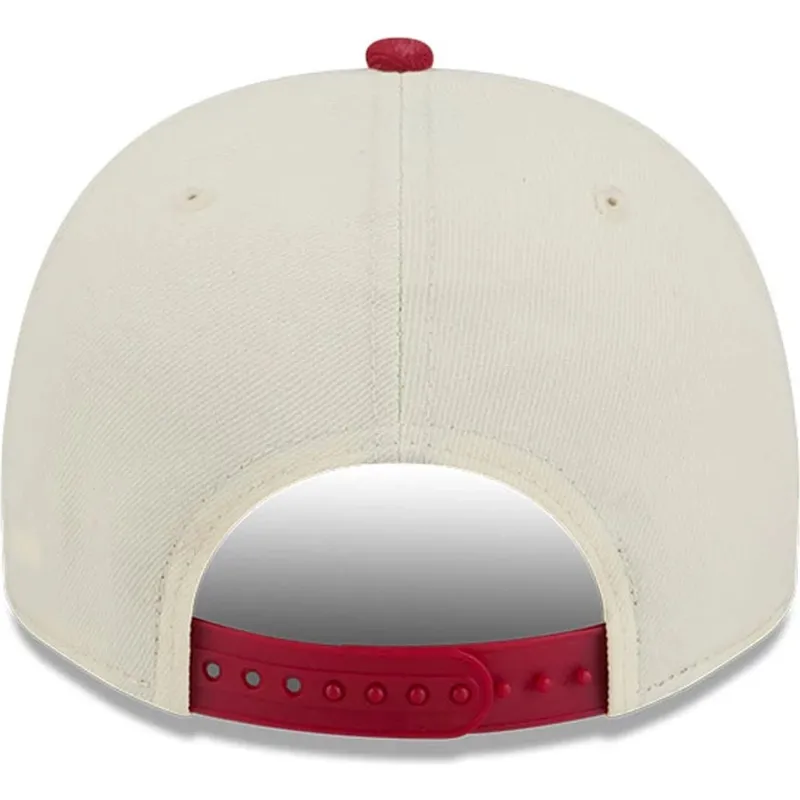 kapa-zaobljena-crvena-snapback-9fifty-a-frame-precurved-hardwood-classics-denver-nuggets-nba-new-era
