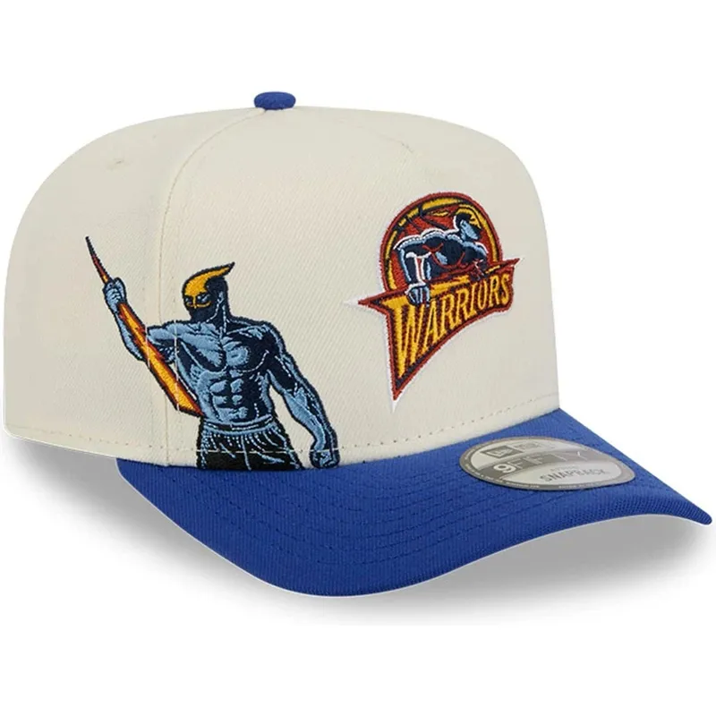 cap-zaobljena-blue-snapback-9fifty-a-frame-precurved-hardwood-classics-golden-state-warriors-nba-new-era