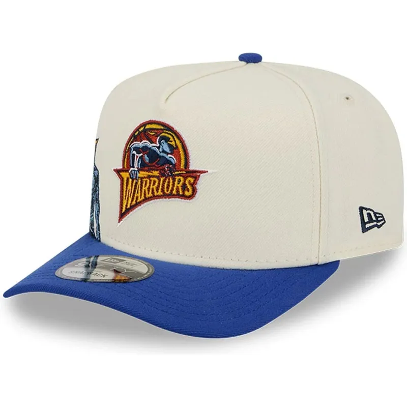 cap-zaobljena-blue-snapback-9fifty-a-frame-precurved-hardwood-classics-golden-state-warriors-nba-new-era