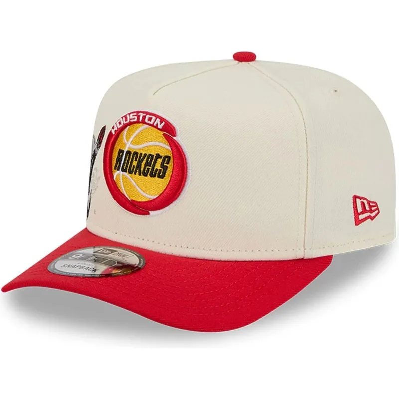 kapa-zaobljena-crvena-snapback-9fifty-a-frame-precurved-hardwood-classics-houston-rockets-nba-new-era