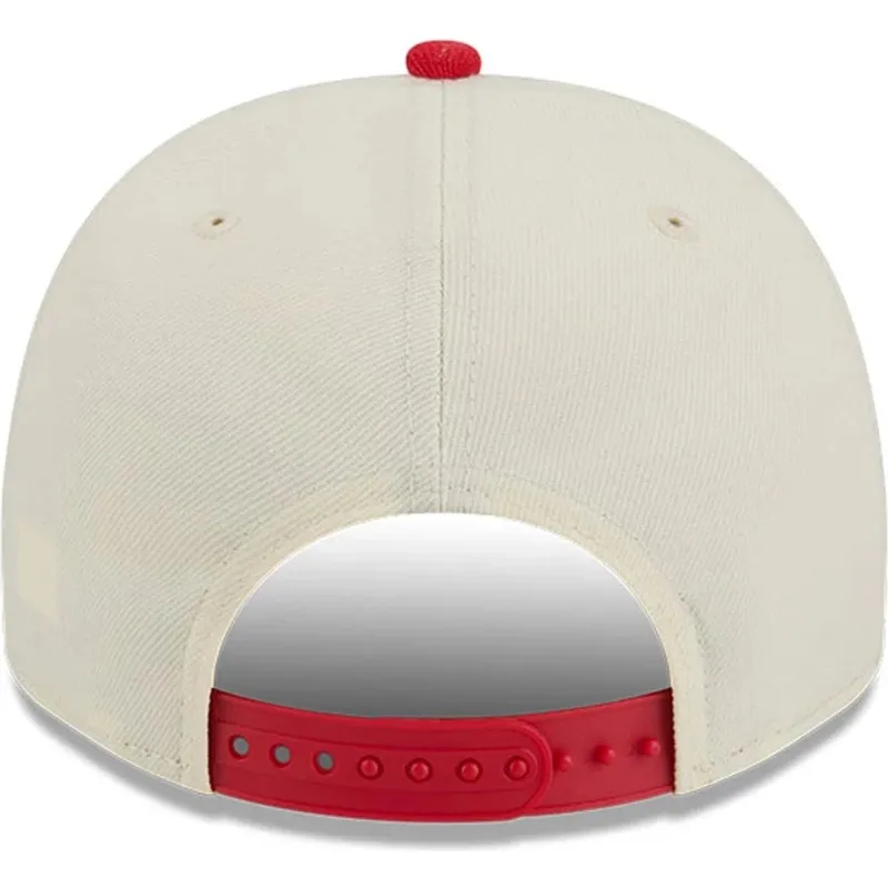 kapa-zaobljena-crvena-snapback-9fifty-a-frame-precurved-hardwood-classics-houston-rockets-nba-new-era