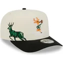 kapa-zaobljena-crna-snapback-9fifty-a-frame-precurved-hardwood-classics-milwaukee-bucks-nba-new-era