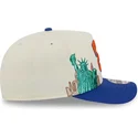 kapa-zaobljena-plava-snapback-9fifty-a-frame-precurved-hardwood-classics-new-york-knicks-nba-new-era