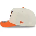new-era-curved-brim-9fifty-a-frame-precurved-hardwood-classics-phoenix-suns-nba-beige-and-orange-snapback-cap