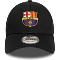 new-era-curved-brim-fc-barcelona-laliga-9forty-core-black-adjustable-cap