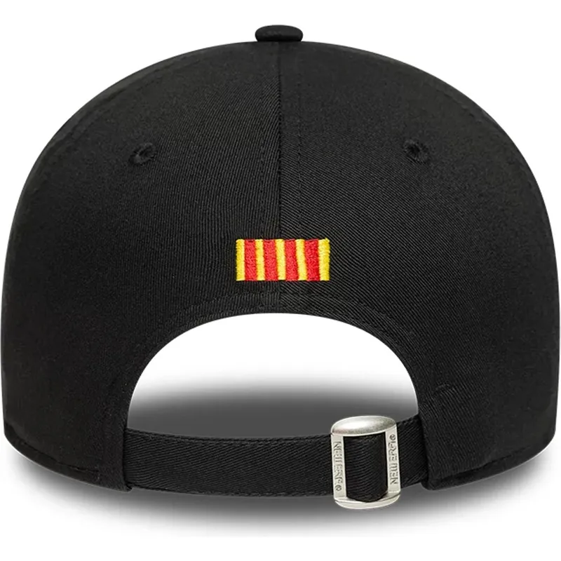 kapa-zaobljena-crna-snapback-9forty-ajustable-fc-barcelona-laliga-new-era