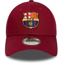 kapa-zaobljena-crvena-snapback-9forty-ajustable-fc-barcelona-laliga-new-era