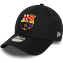 cap-zaobljena-black-snapback-za-djecu-9forty-ajustable-fc-barcelona-laliga-new-era