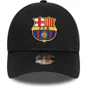 cap-zaobljena-black-snapback-za-djecu-9forty-ajustable-fc-barcelona-laliga-new-era
