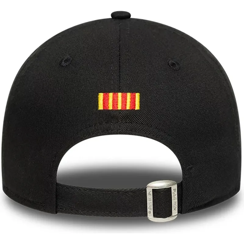 kapa-zaobljena-crna-snapback-za-djecu-9forty-ajustable-fc-barcelona-laliga-new-era