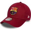 kape-zaobljena-crvena-snapback-za-djecu-9forty-ajustable-fc-barcelona-laliga-new-era