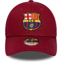 cap-zaobljena-red-snapback-za-djecu-9forty-ajustable-fc-barcelona-laliga-new-era