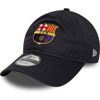 Cap zaobljena navy blue snapback 9TWENTY ajustable FC Barcelona LALIGA New Era